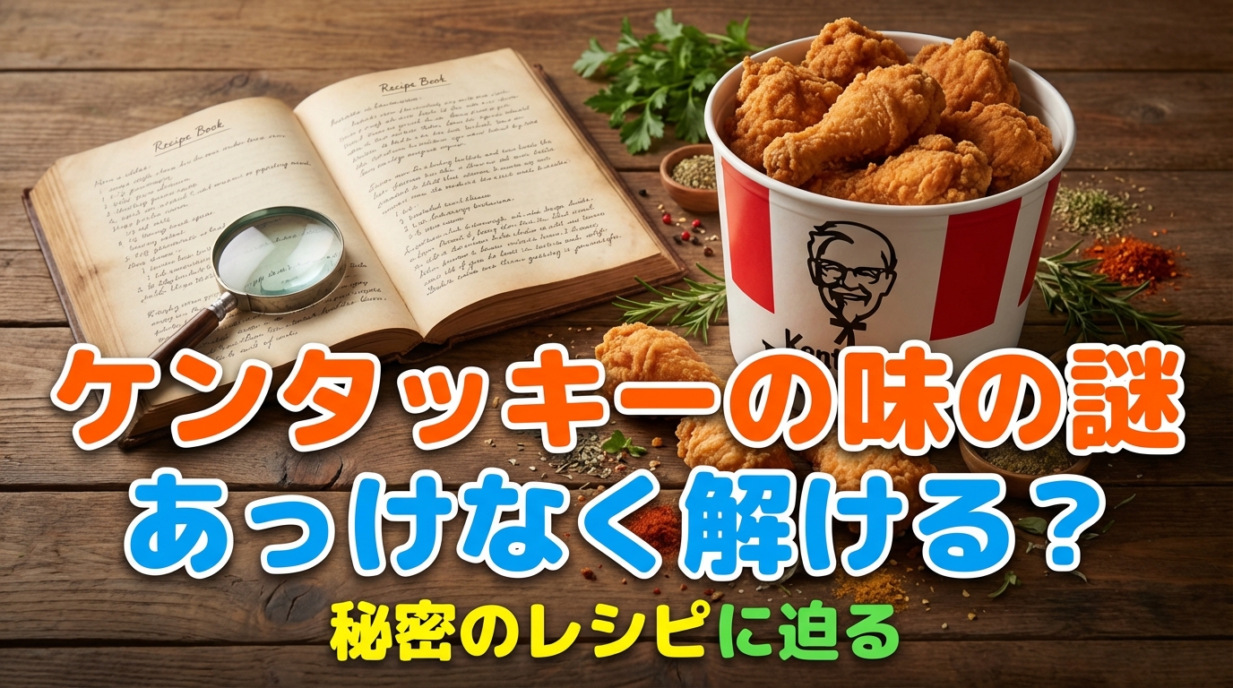 ケンタッキーの味の謎あっけなく解ける？秘密のレシピに迫る