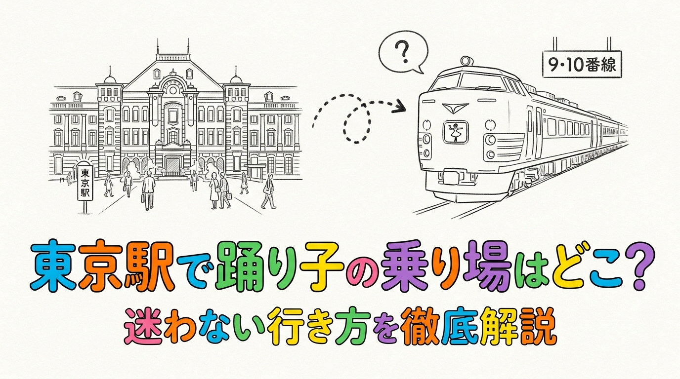 東京駅で踊り子の乗り場はどこ？迷わない行き方を徹底解説