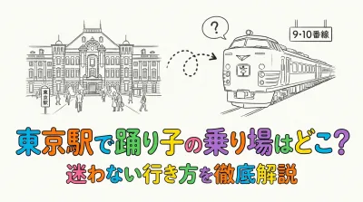 東京駅で踊り子の乗り場はどこ？迷わない行き方を徹底解説