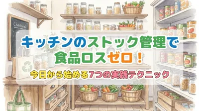 キッチンのストック管理で食品ロスゼロ！今日から始める7つの実践テクニック