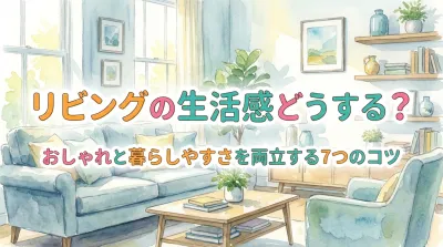 リビングの生活感どうする？おしゃれと暮らしやすさを両立する7つのコツ