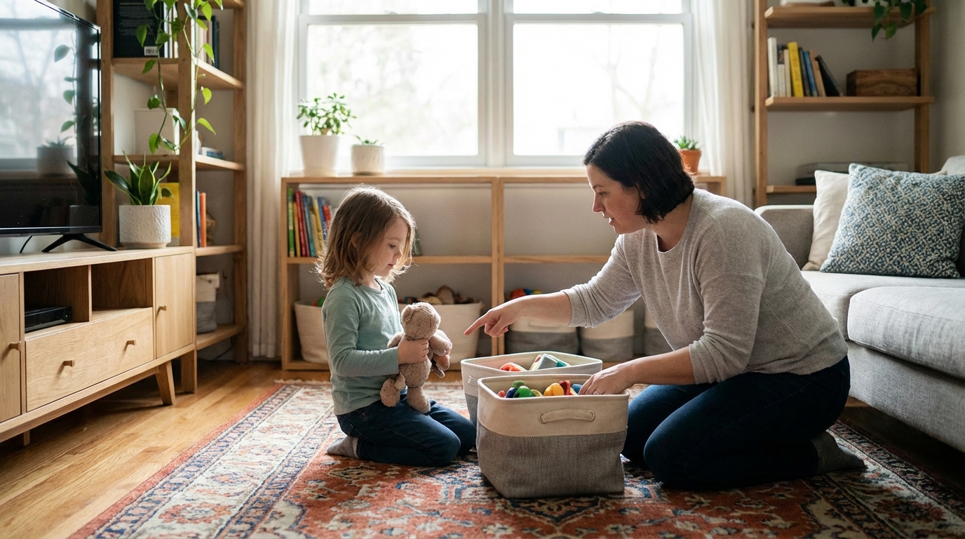 なぜ子どもはリビングを片付けられないのか?原因を知れば解決策が見える