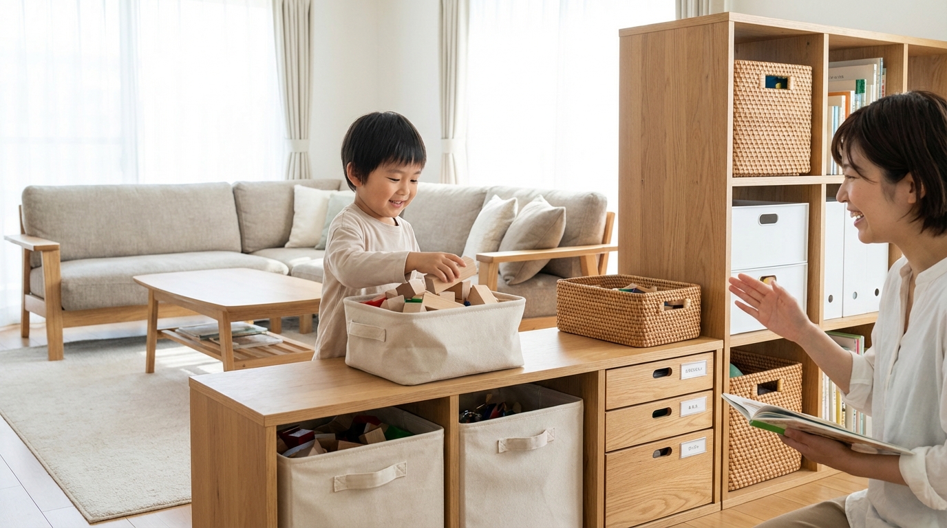 リビング片付けの成功事例を紹介!真似したくなるアイデア集