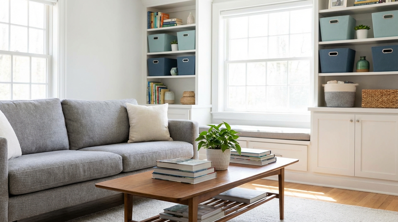 プロが教える！散らからないリビングを維持する具体的なコツ