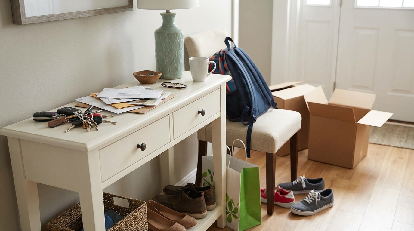 理由②:「とりあえず置き」が習慣になっている