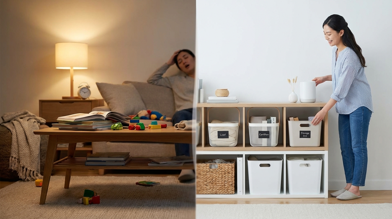 なぜ片付けてもすぐ散らかってしまうのか?5つの原因を解説