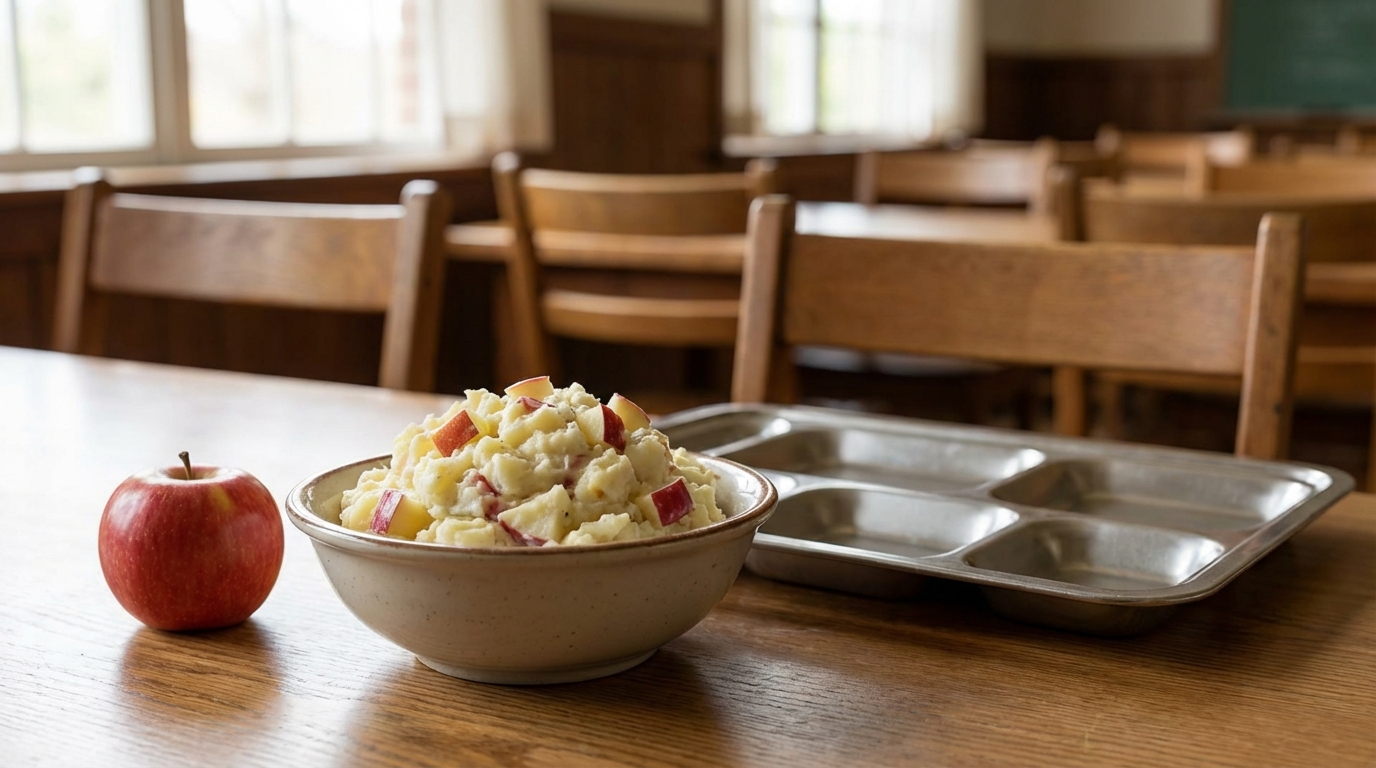 給食文化がりんご入りポテトサラダを全国に広めた！