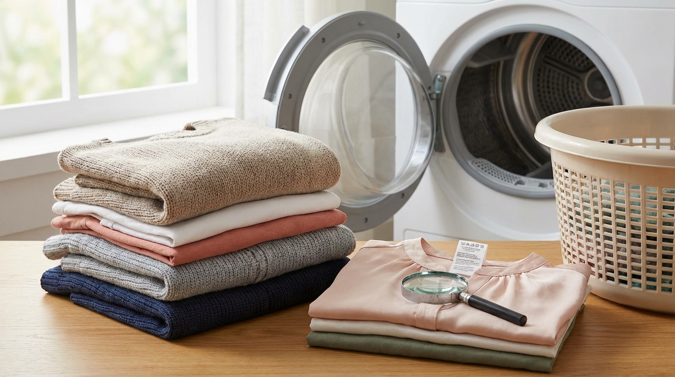 乾燥機OKな素材も知っておこう