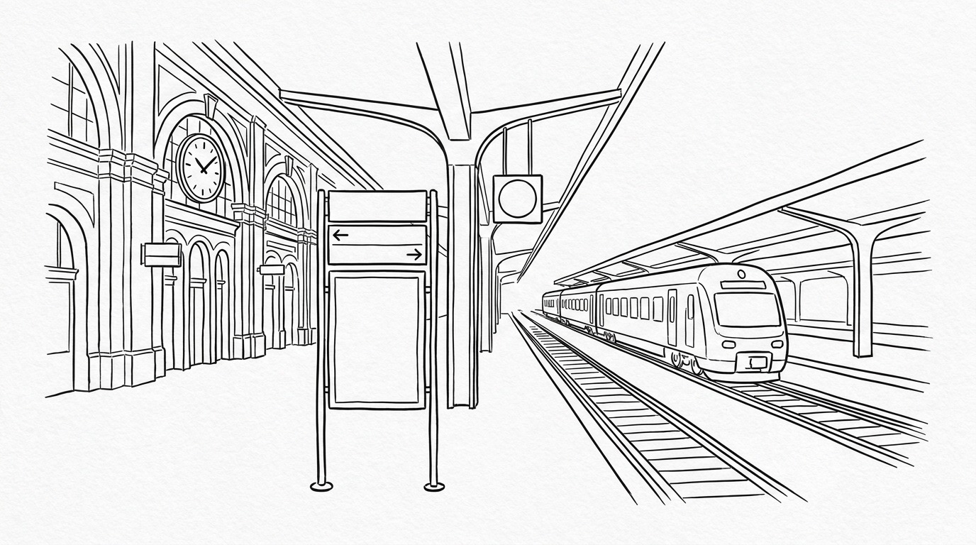 特急「踊り子」の乗り場は9番線・10番線！東海道線ホームが目印