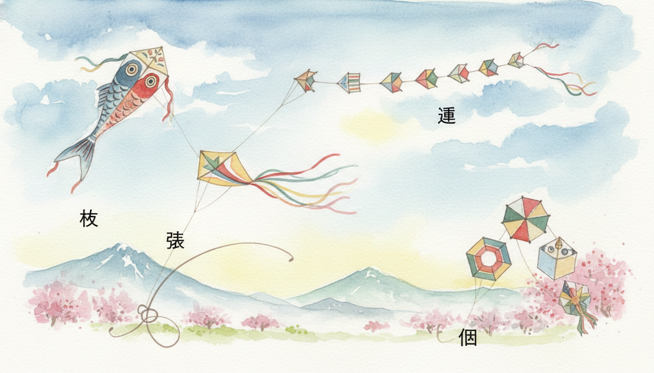 場面別！凧の数え方の使い分け実例