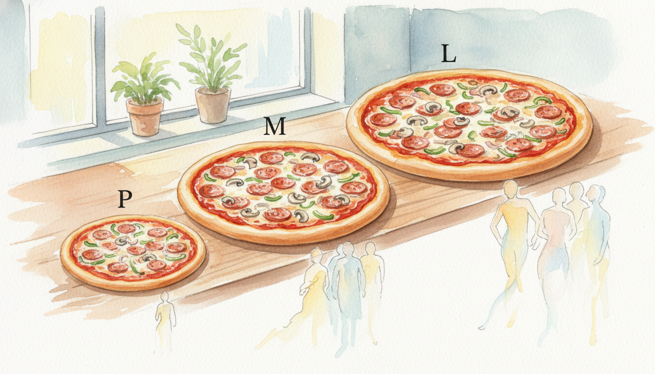 ピザーラのサイズはP・M・Lの3種類！それぞれの特徴を解説