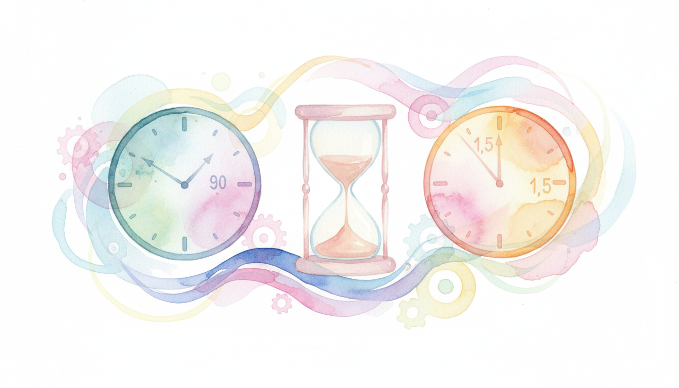 なぜ90分が1.5時間になるの？計算方法を解説