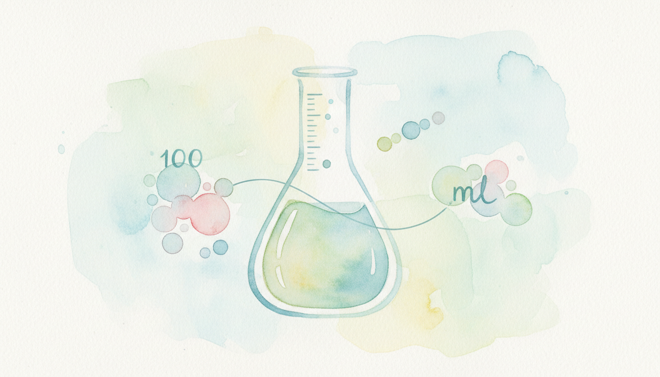 【結論】100ccは100ml！換算は一切不要です