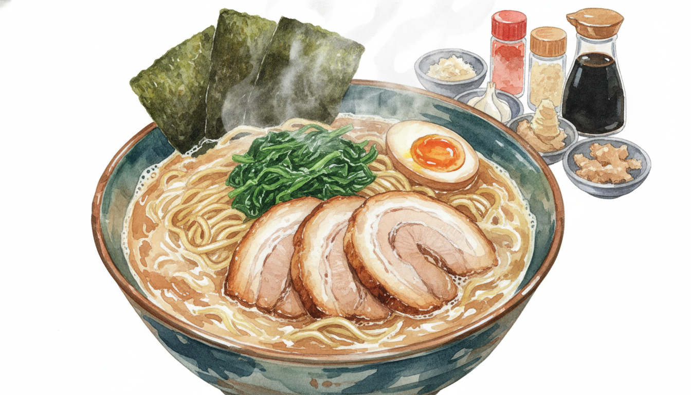 家系ラーメンとは「自分好みにカスタマイズできる」濃厚ラーメン