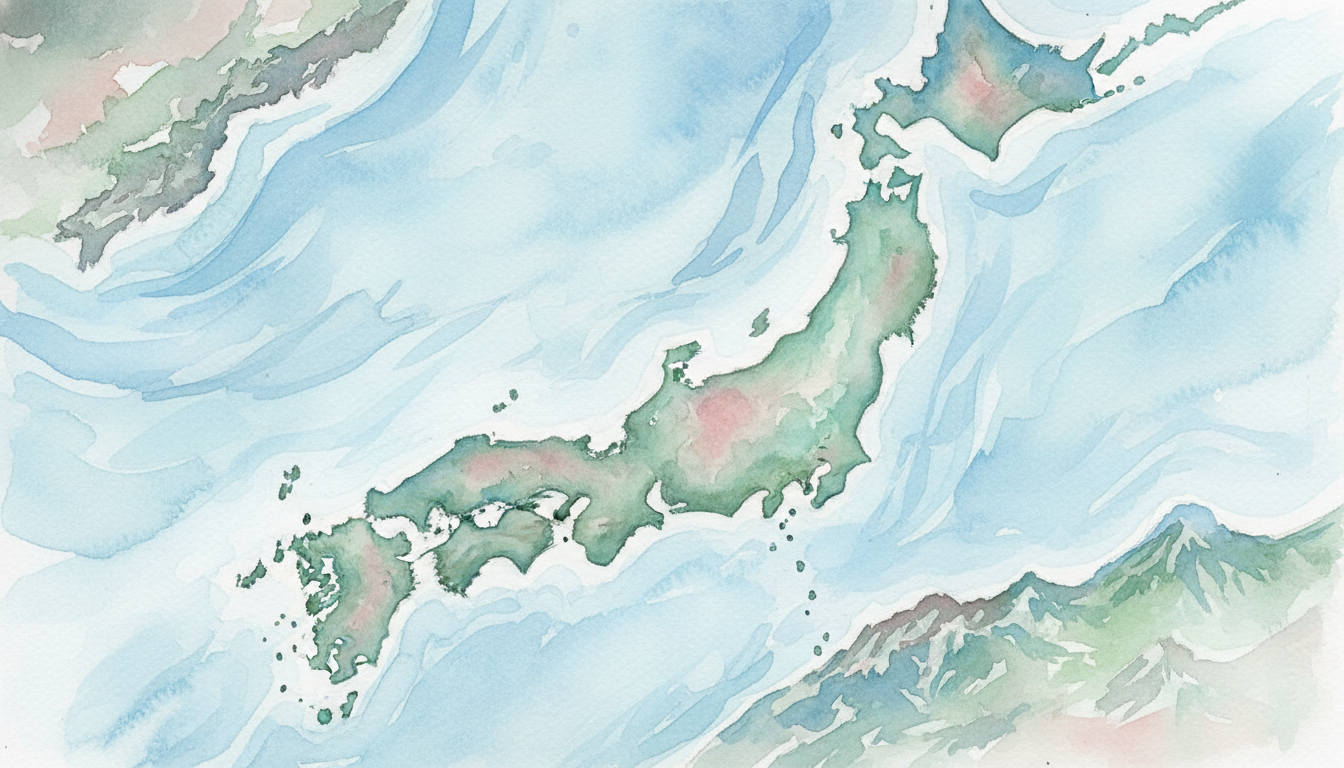日本列島の長さは「約3,000km」が一般的な答え