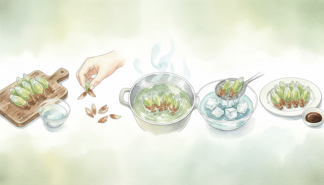タラの芽の下処理5ステップを詳しく解説