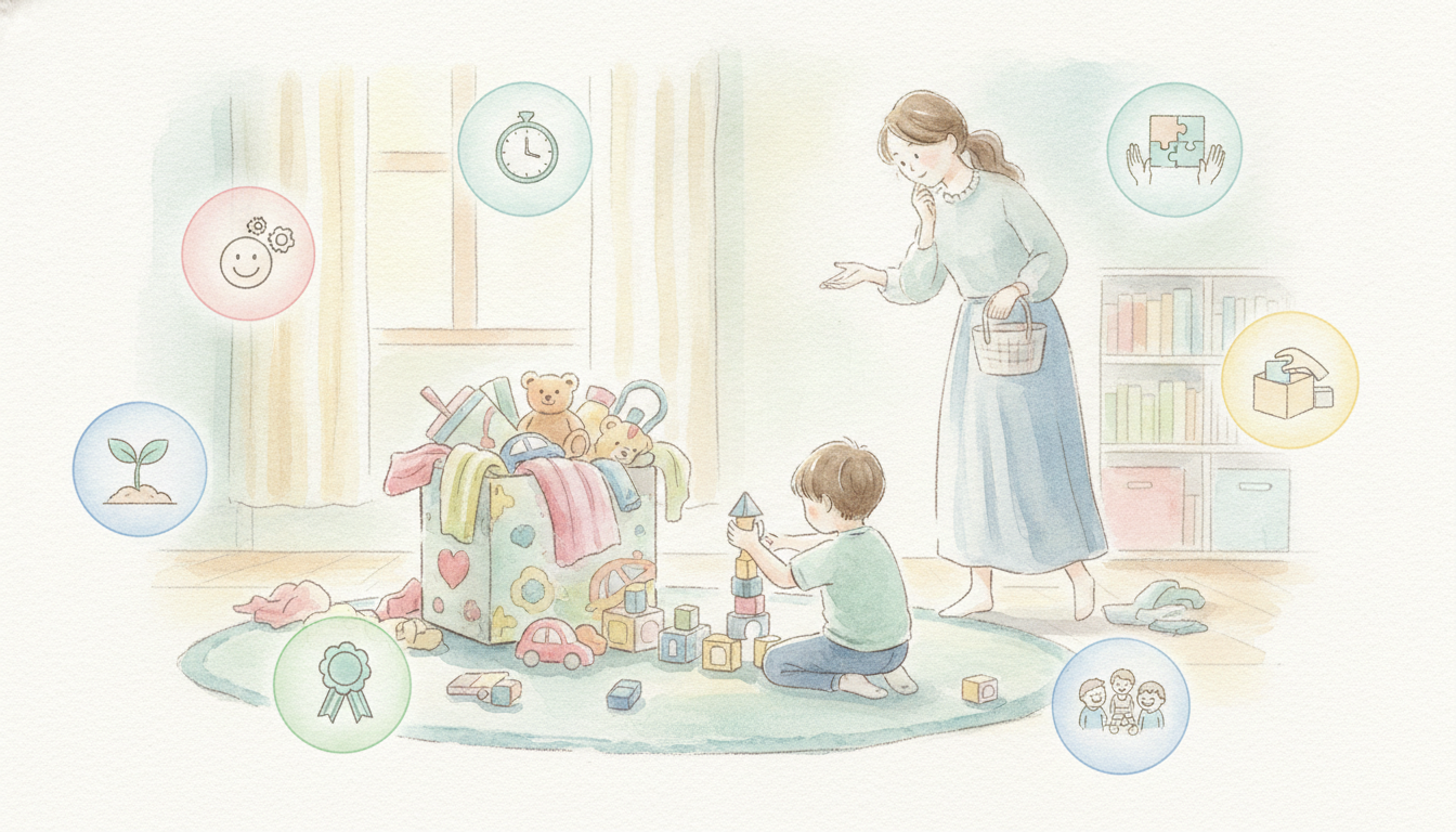 今日からできる！子どもが片付けられるようになる7つの具体策