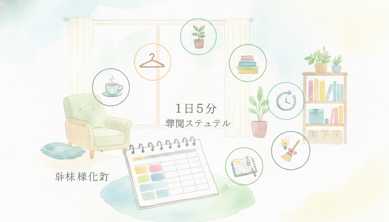 片付けが続く!週間スケジュールの作り方