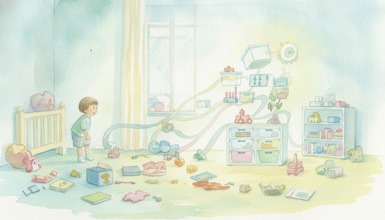 子ども部屋が散らかる原因は「性格」ではなく「仕組み不足」