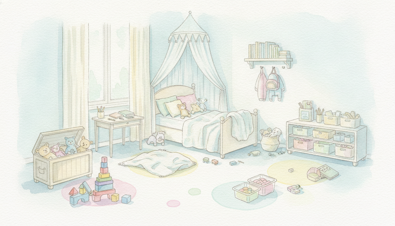 今日からできる！子ども部屋が片付く仕組みづくり5選