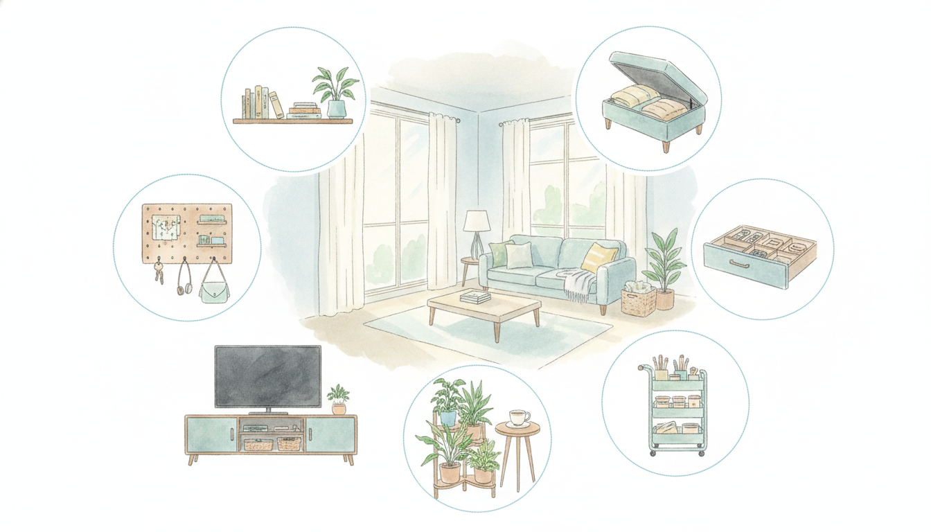 具体的にどうすればいい？スッキリリビングを作る7つの方法