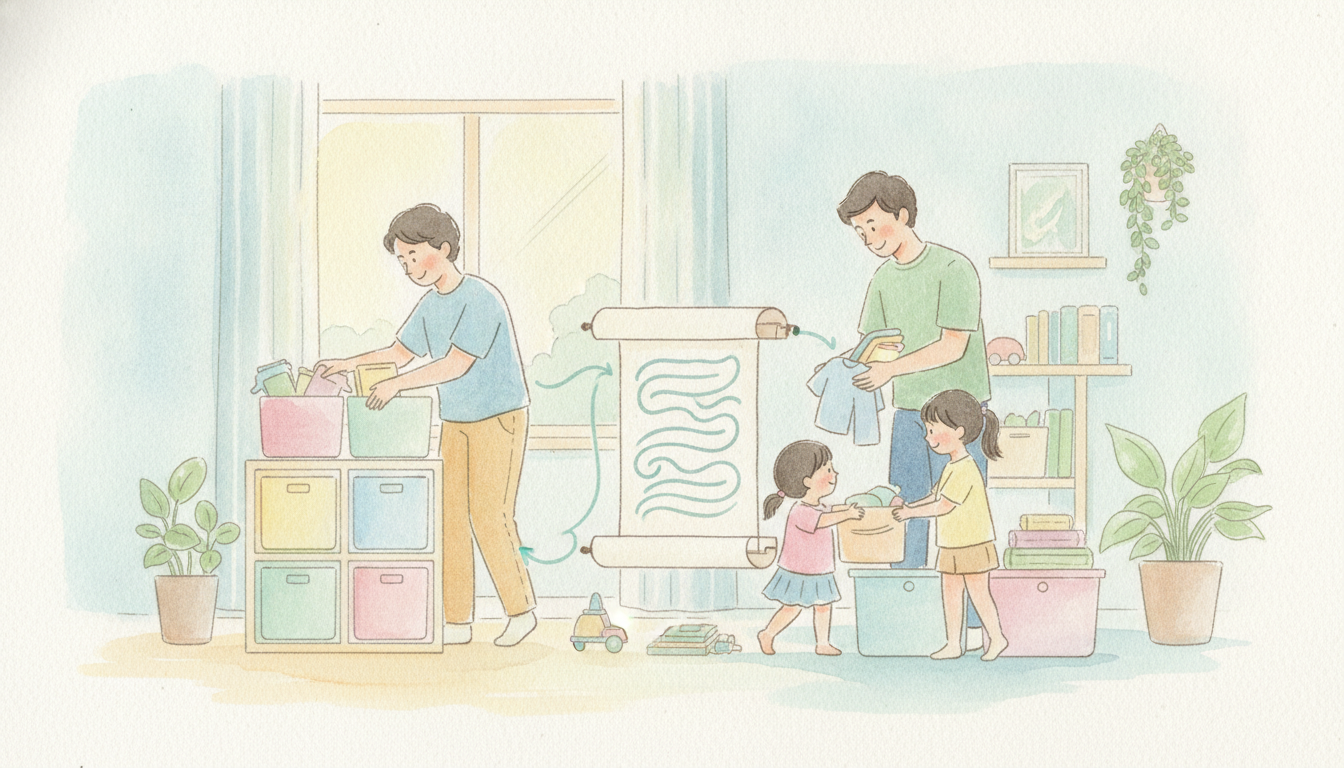 結論：片付けは「ルール化」すれば家族みんなで続けられる