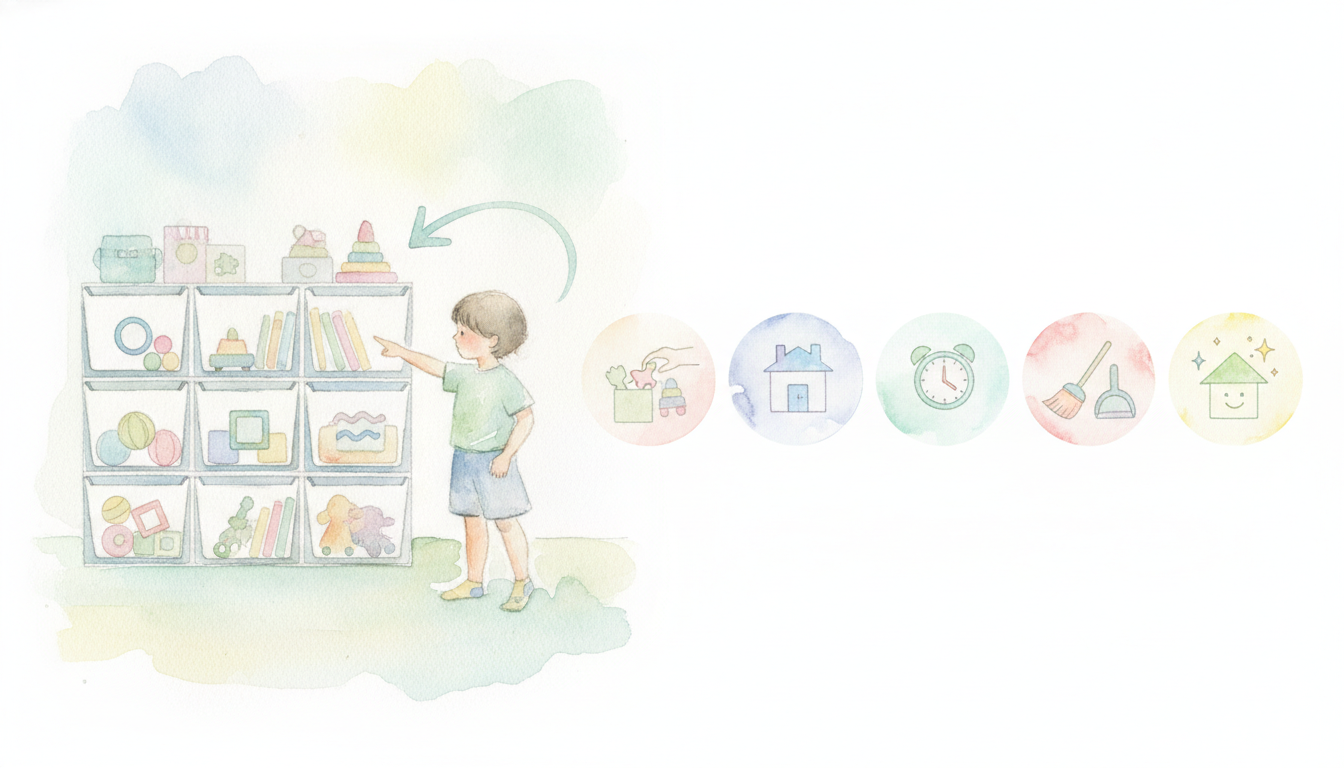 今日からできる!子どもの片付け方法5つの具体例